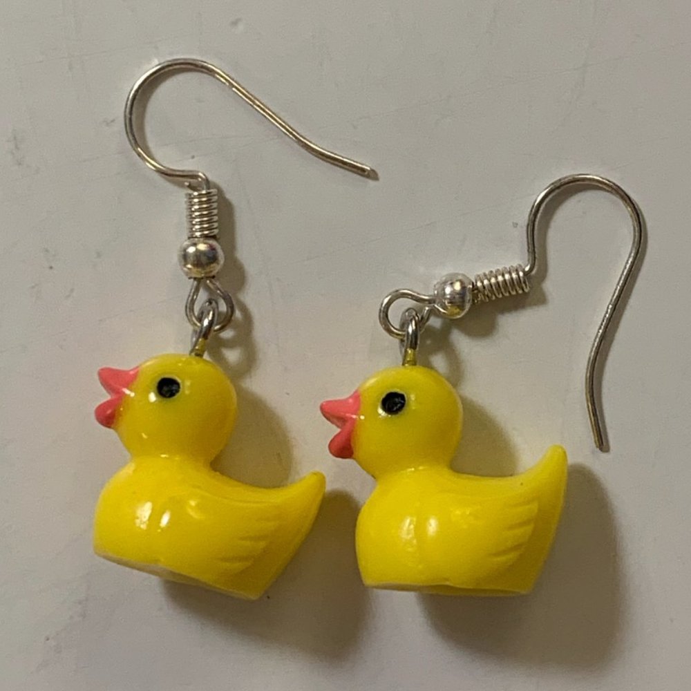 Rubber Duck Earrings